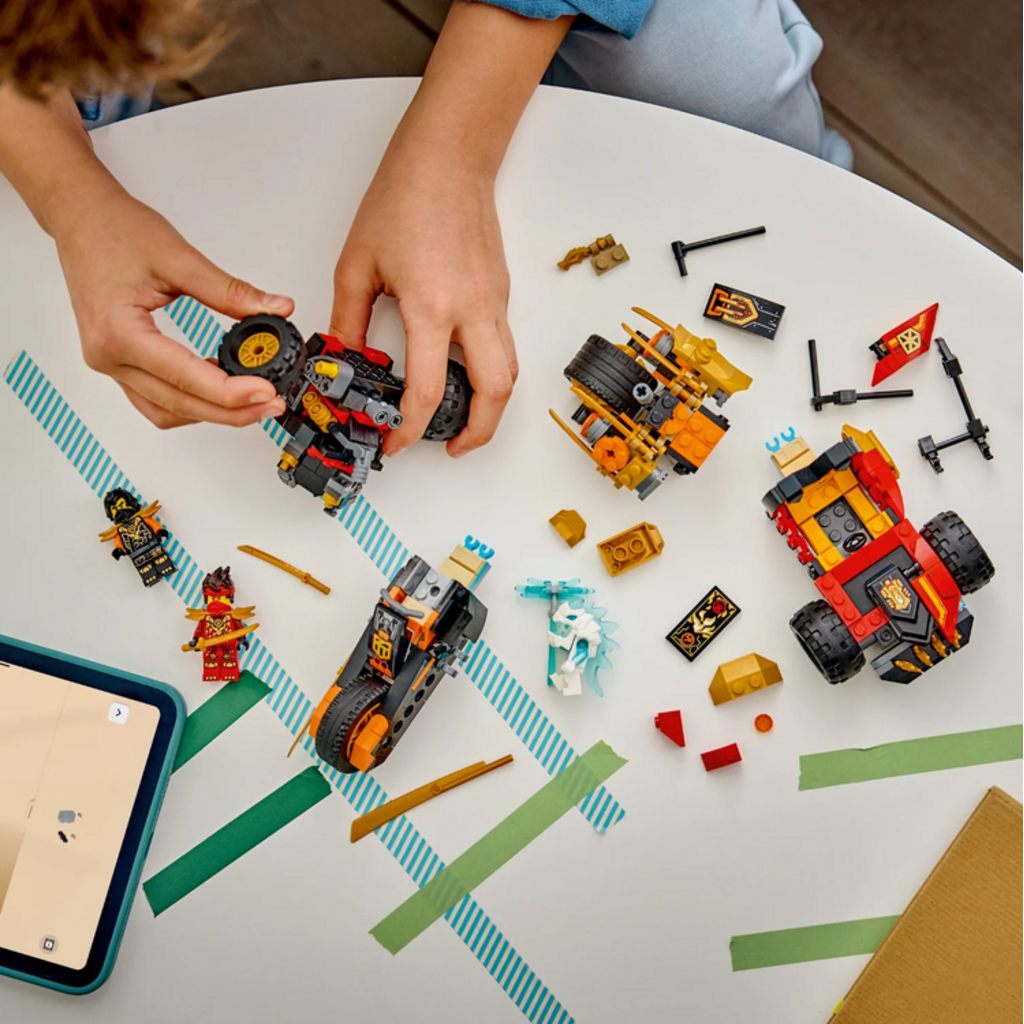 LEGO KAI AND COLE'S COMBINER VEHICLES