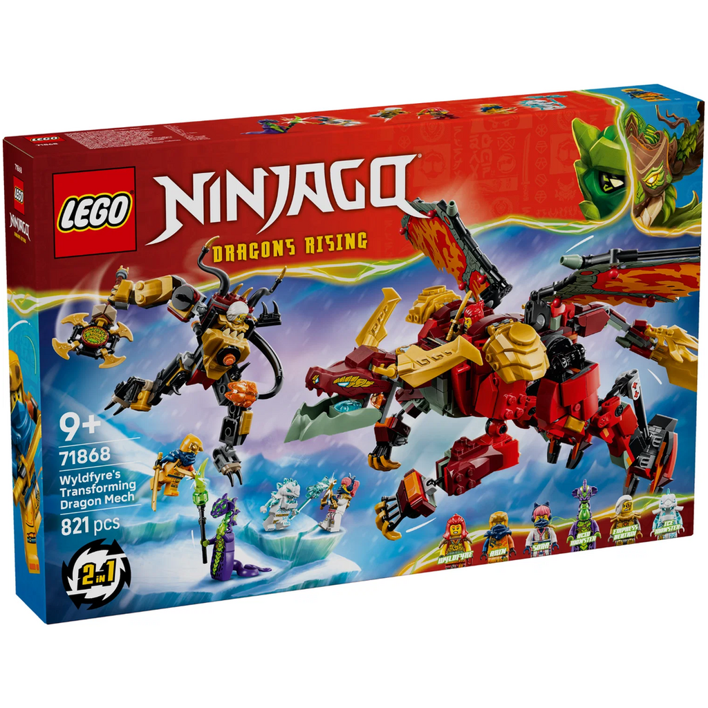 LEGO WYLDFYRE'S TRANSFORMING DRAGON MECH