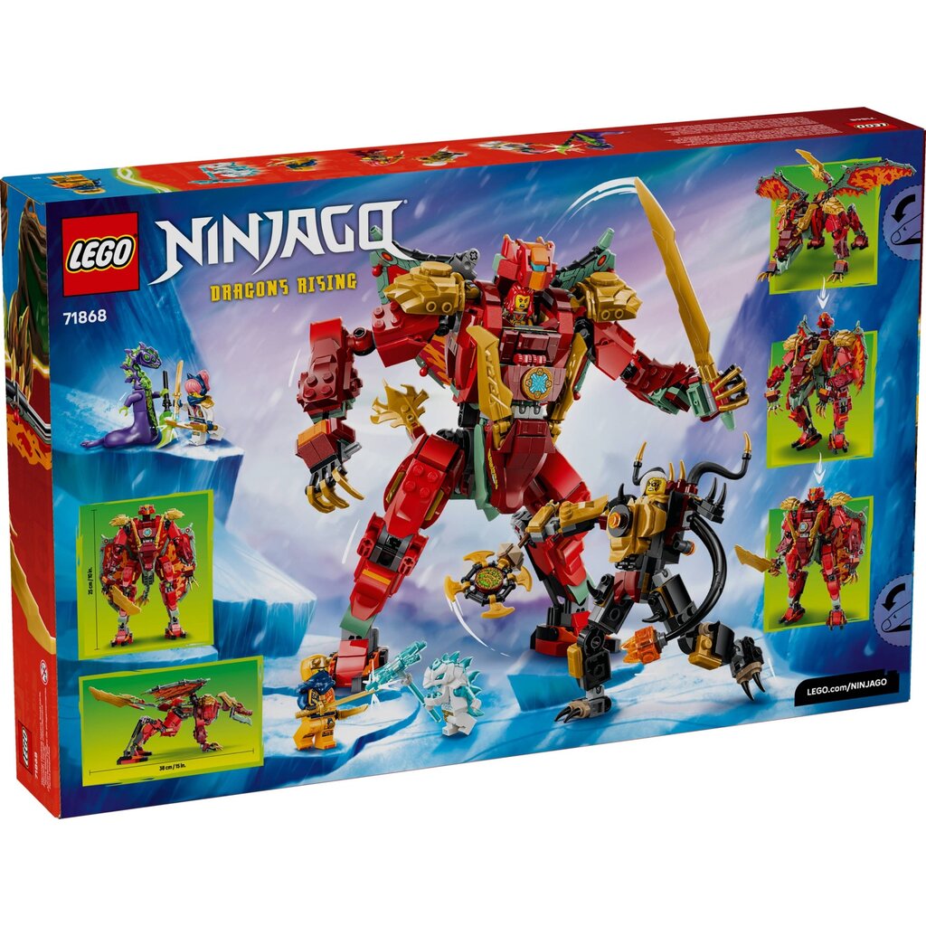 LEGO WYLDFYRE'S TRANSFORMING DRAGON MECH