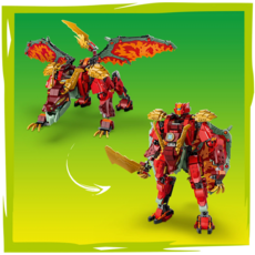 LEGO WYLDFYRE'S TRANSFORMING DRAGON MECH