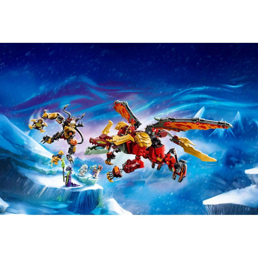 LEGO WYLDFYRE'S TRANSFORMING DRAGON MECH