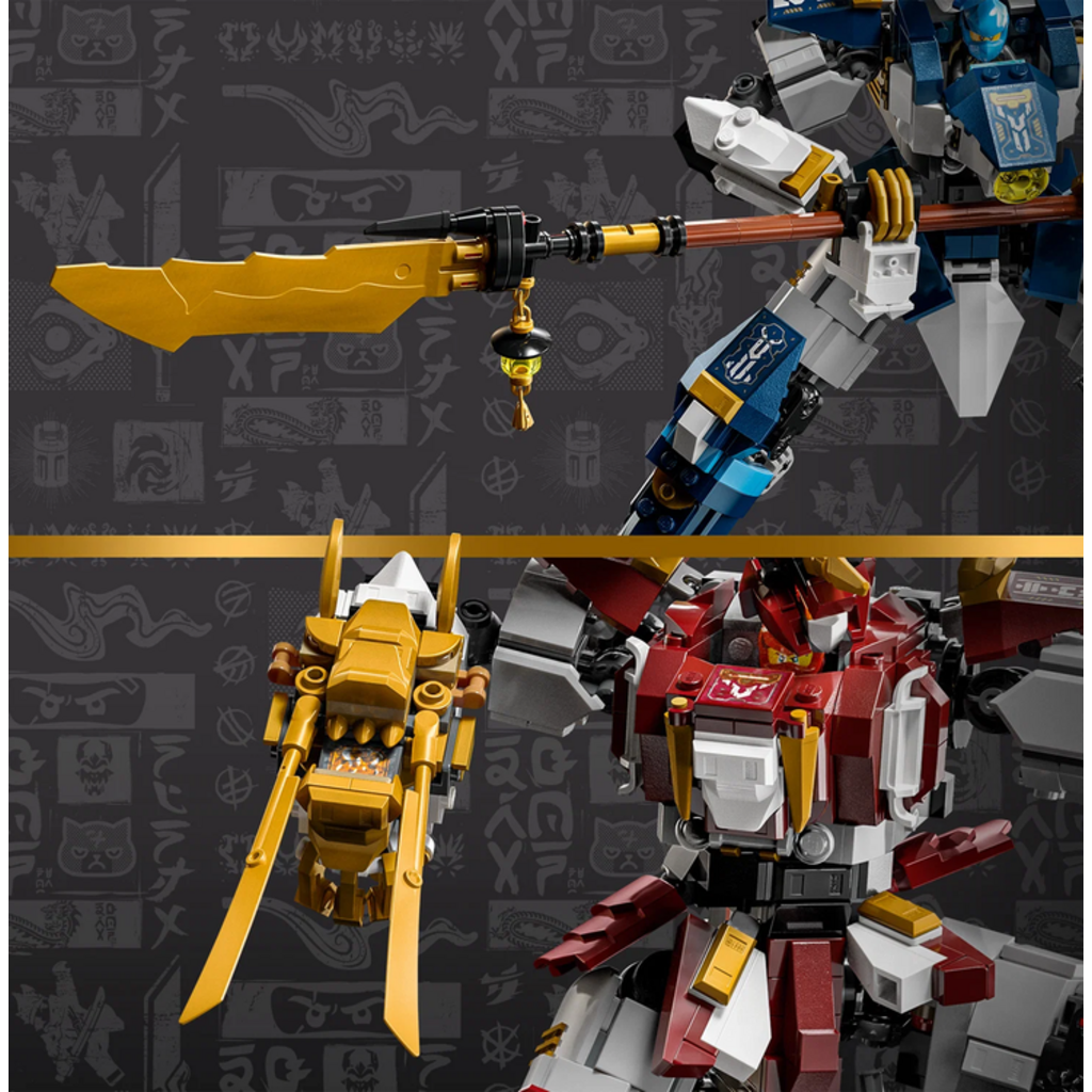 LEGO THE TWIN TITAN MECHS