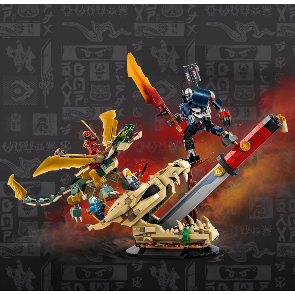 LEGO BATTLE AT THE DRAGON'S BLADE