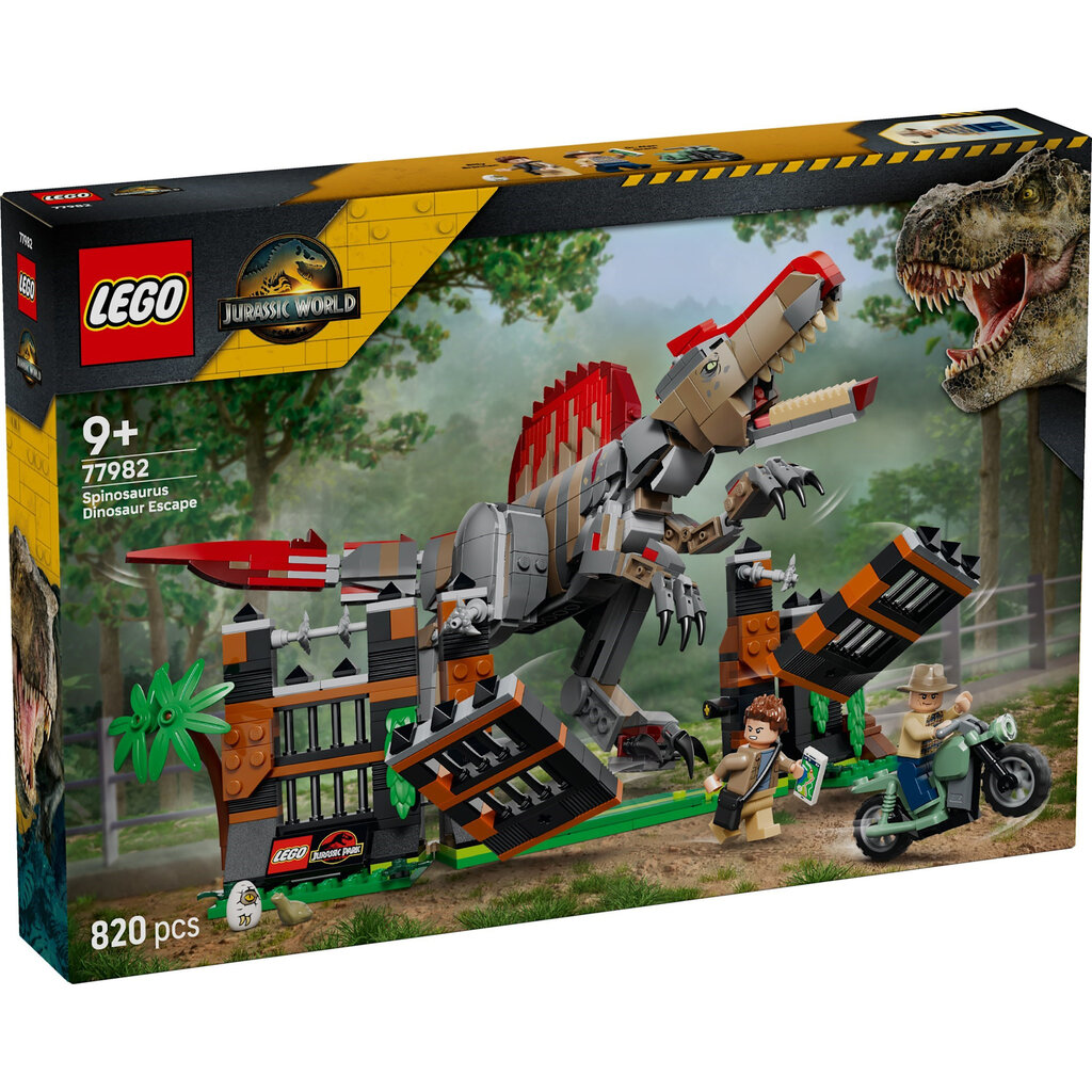 LEGO SPINOSAURUS DINOSAUR ESCAPE