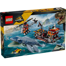 LEGO MOSASAURUS DINOSAUR BOAT ATTACK
