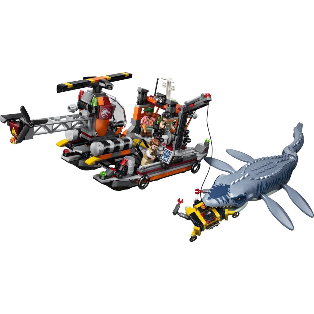 LEGO MOSASAURUS DINOSAUR BOAT ATTACK