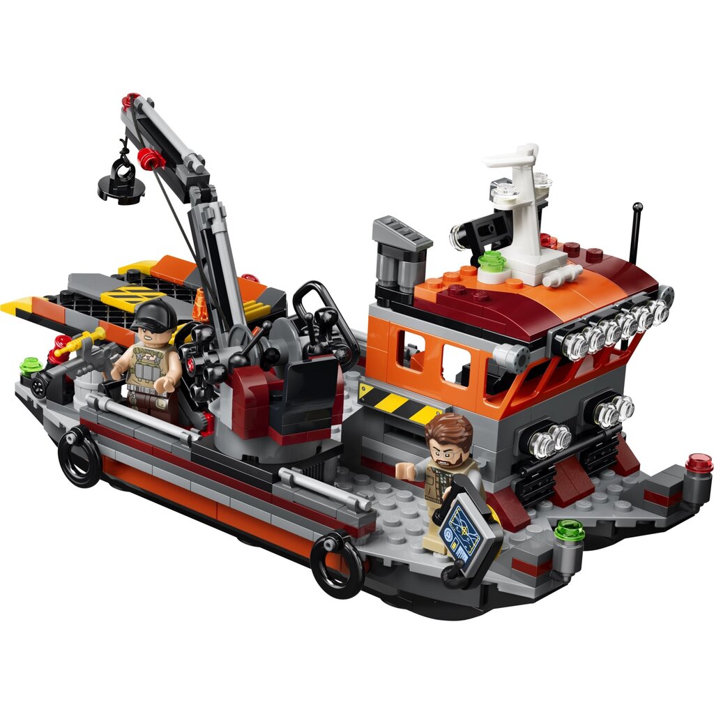 LEGO MOSASAURUS DINOSAUR BOAT ATTACK
