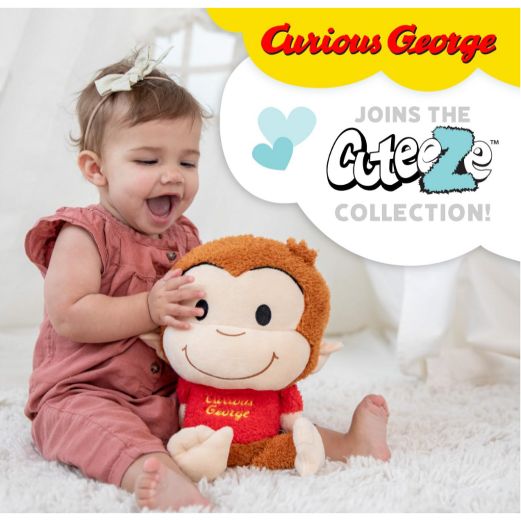 CURIOUS GEORGE CUTEEZE PLUSH 12”