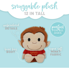 CURIOUS GEORGE CUTEEZE PLUSH 12”