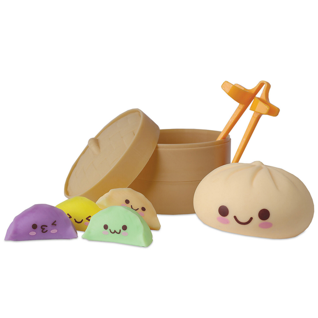 MW WHOLESALE FOODIE FIDGETS SQUISHY BAO BUN AND DUMPLINGS