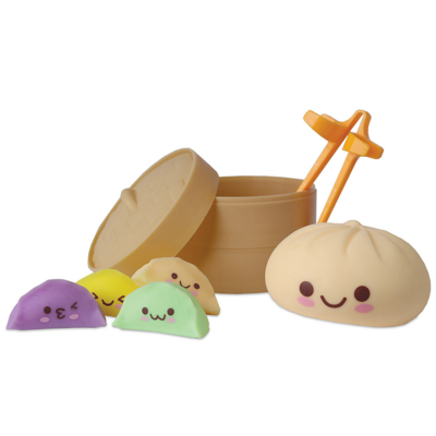 MW WHOLESALE FOODIE FIDGETS SQUISHY BAO BUN AND DUMPLINGS