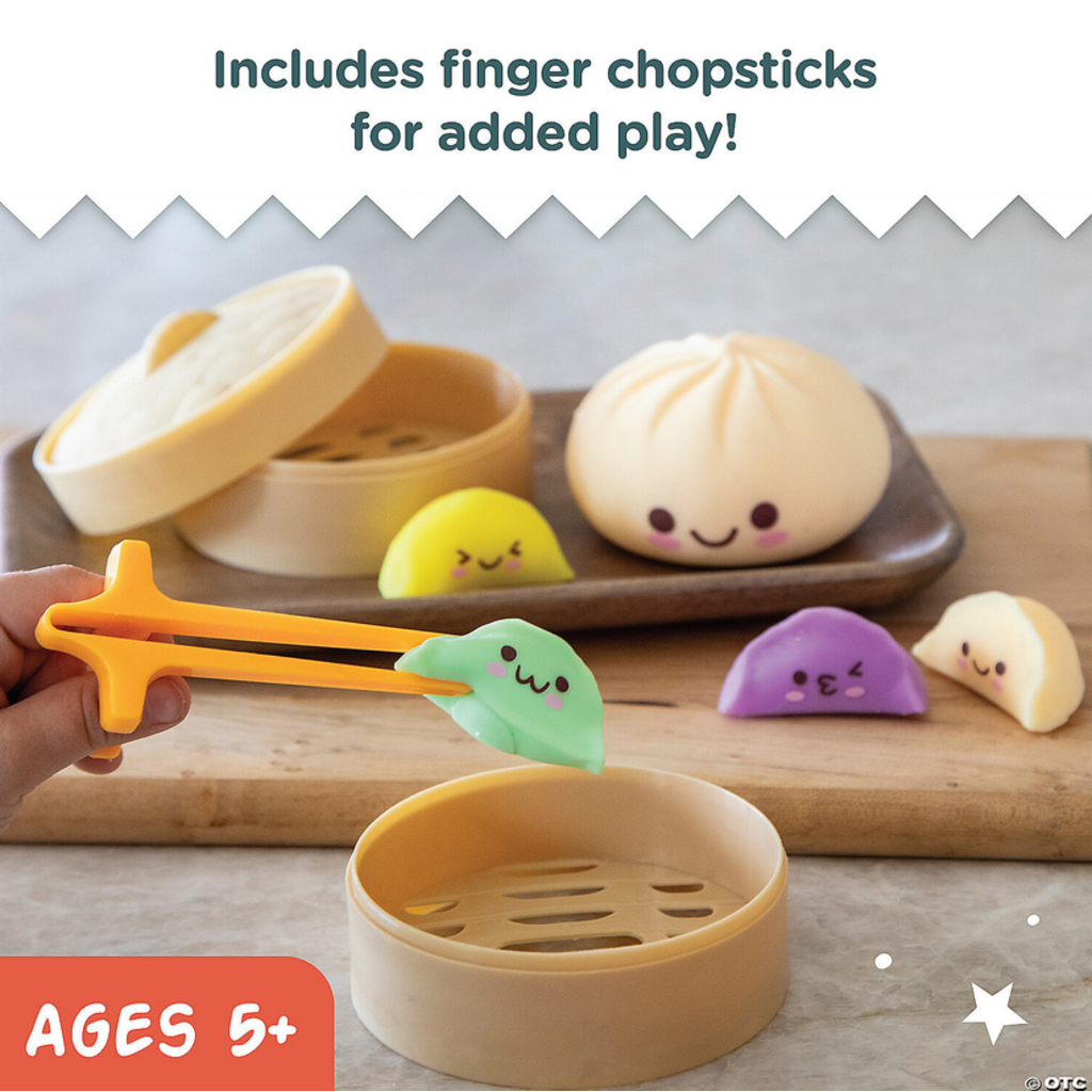 MW WHOLESALE FOODIE FIDGETS SQUISHY BAO BUN AND DUMPLINGS