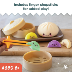 MW WHOLESALE FOODIE FIDGETS SQUISHY BAO BUN AND DUMPLINGS