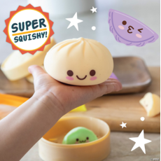 MW WHOLESALE FOODIE FIDGETS SQUISHY BAO BUN AND DUMPLINGS