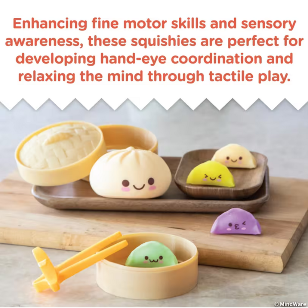MW WHOLESALE FOODIE FIDGETS SQUISHY BAO BUN AND DUMPLINGS