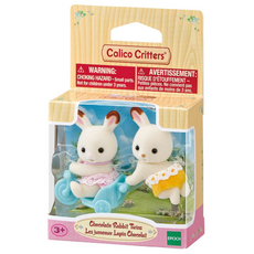 CALICO CRITTERS CHOCOLATE RABBIT TWINS CALICO CRITTERS