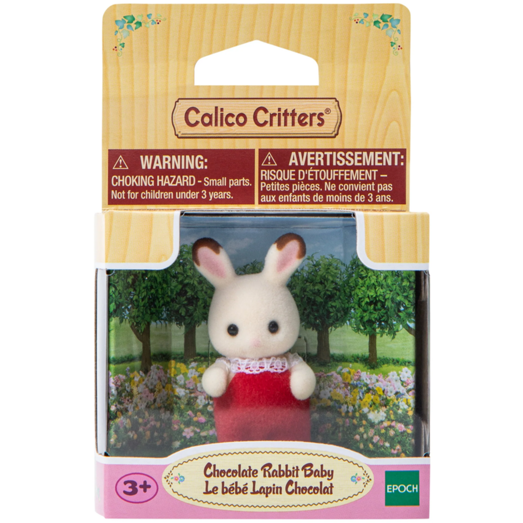 CALICO CRITTERS CHOCOLATE RABBIT BABY CALICO CRITTERS