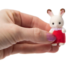 CALICO CRITTERS CHOCOLATE RABBIT BABY CALICO CRITTERS