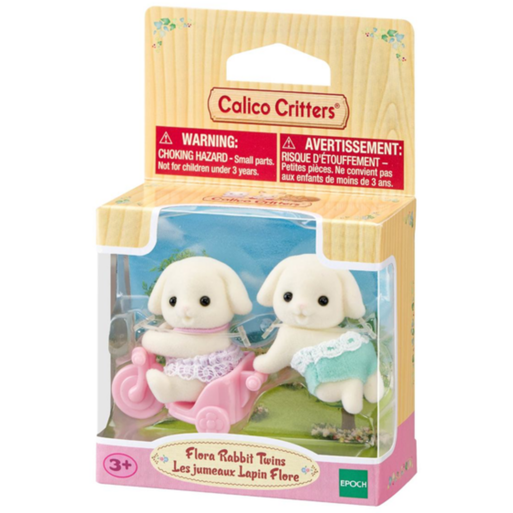 CALICO CRITTERS FLORA RABBIT TWINS CALICO CRITTERS