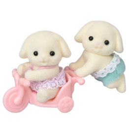 CALICO CRITTERS FLORA RABBIT TWINS CALICO CRITTERS