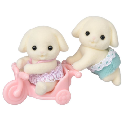 CALICO CRITTERS FLORA RABBIT TWINS CALICO CRITTERS