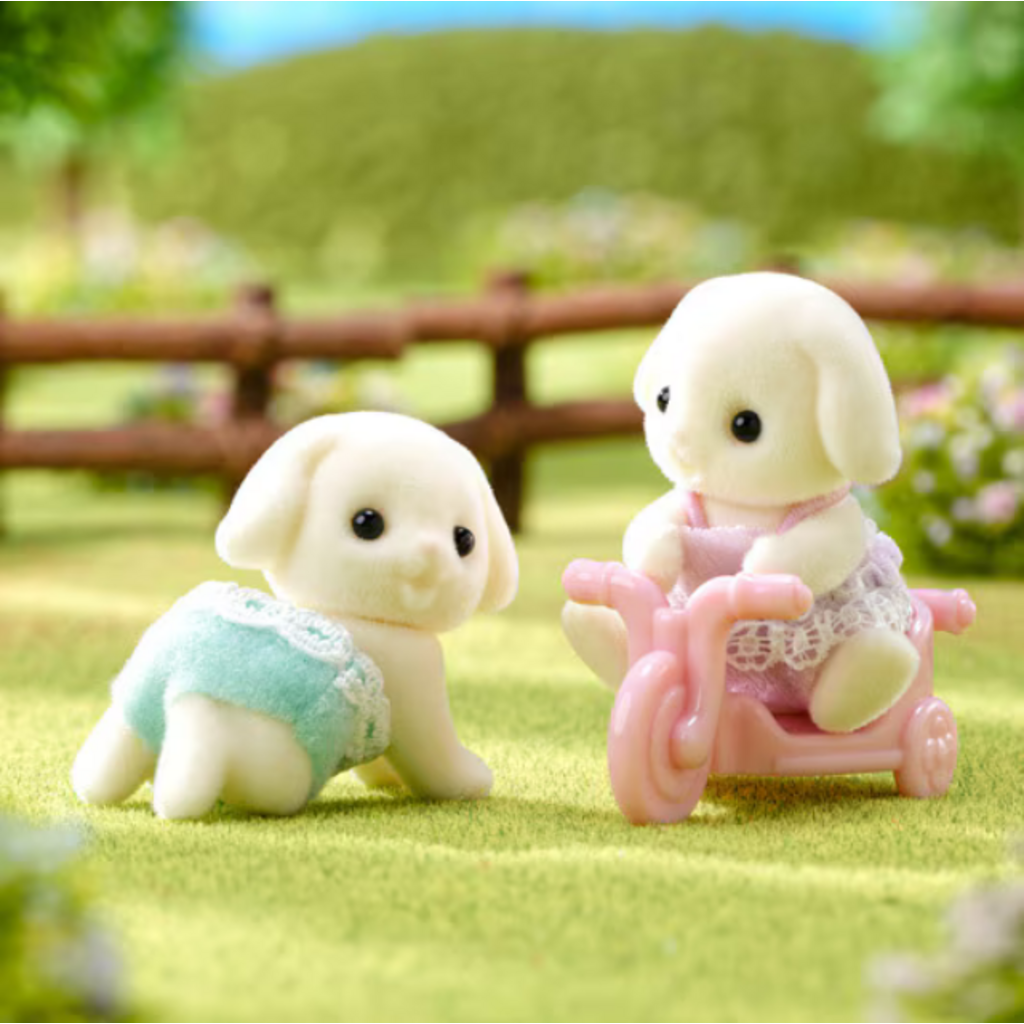 CALICO CRITTERS FLORA RABBIT TWINS CALICO CRITTERS