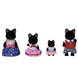 CALICO CRITTERS MIDNIGHT CAT FAMILY CALICO CRITTERS