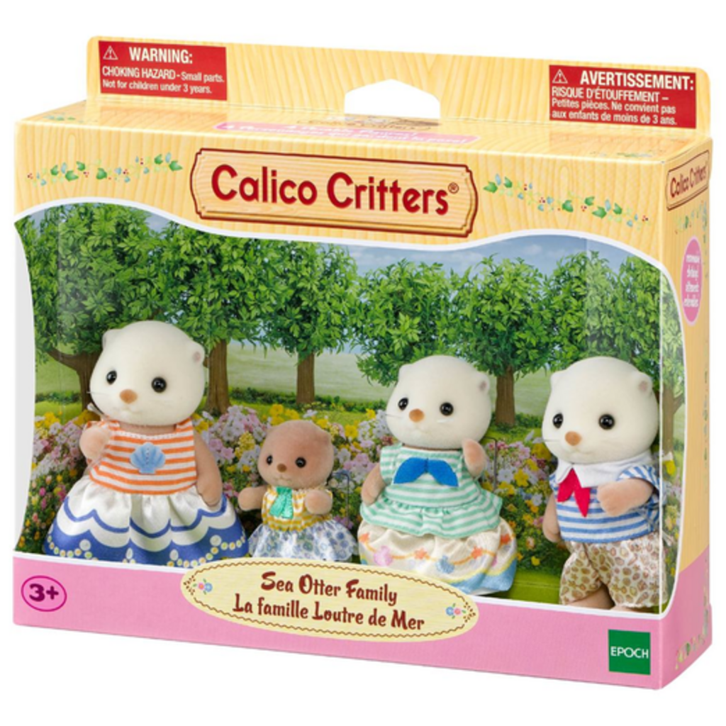 CALICO CRITTERS SEA OTTER FAMILY CALICO CRITTERS