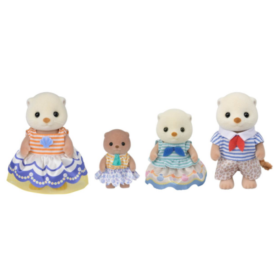 CALICO CRITTERS SEA OTTER FAMILY CALICO CRITTERS
