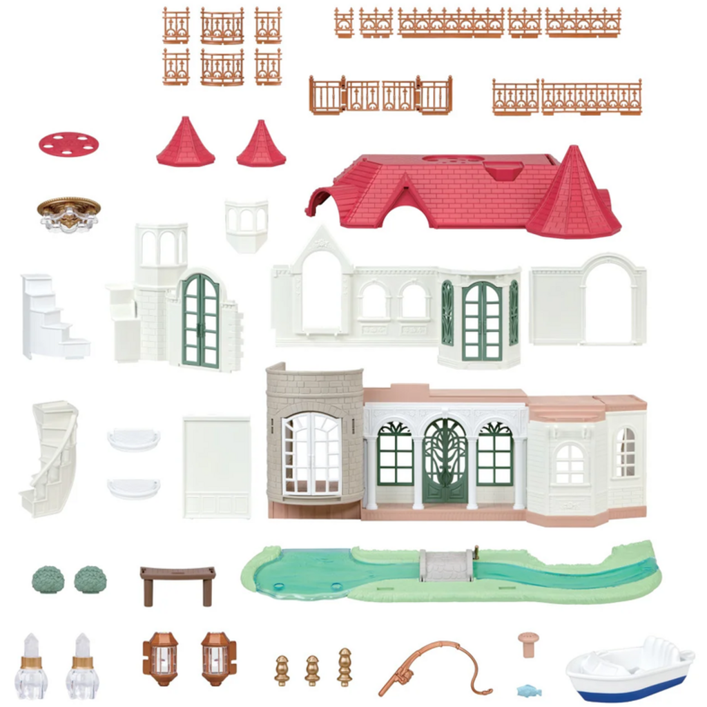 CALICO CRITTERS RED ROOF RIVERSIDE MANOR CALICO CRITTERS