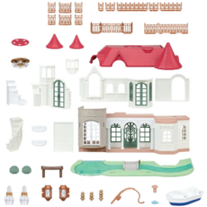 CALICO CRITTERS RED ROOF RIVERSIDE MANOR CALICO CRITTERS