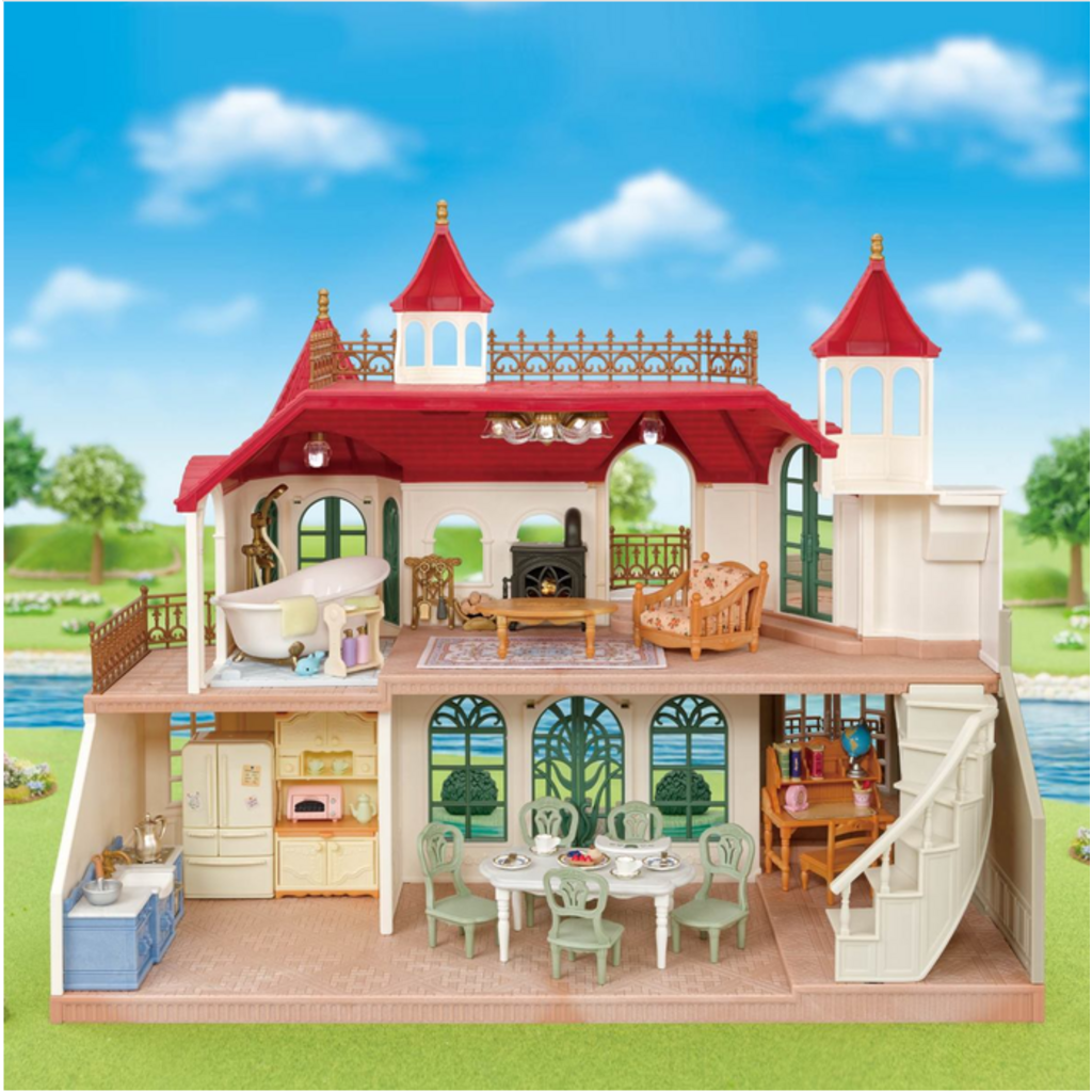 CALICO CRITTERS RED ROOF RIVERSIDE MANOR CALICO CRITTERS