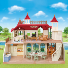 CALICO CRITTERS RED ROOF RIVERSIDE MANOR CALICO CRITTERS