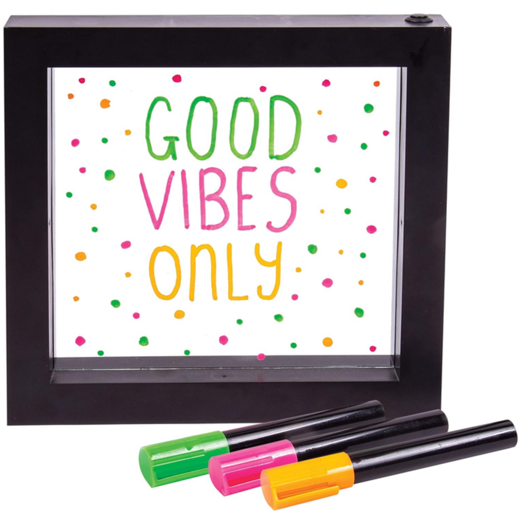 FIZZ CREATIONS LIGHT UP NEON MESSAGE FRAME