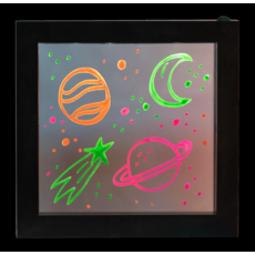 FIZZ CREATIONS LIGHT UP NEON MESSAGE FRAME
