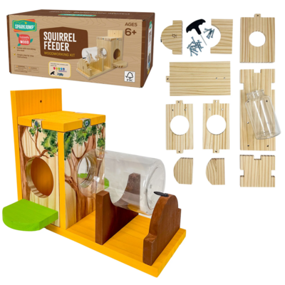 SPARKJUMP SQUIRREL FEEDER WOODWORKING KIT