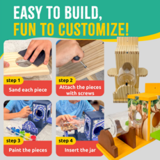 SPARKJUMP SQUIRREL FEEDER WOODWORKING KIT