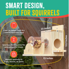 SPARKJUMP SQUIRREL FEEDER WOODWORKING KIT