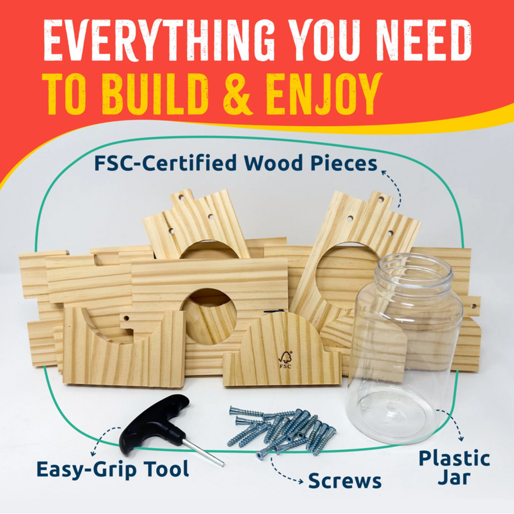 SPARKJUMP SQUIRREL FEEDER WOODWORKING KIT