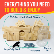 SPARKJUMP SQUIRREL FEEDER WOODWORKING KIT