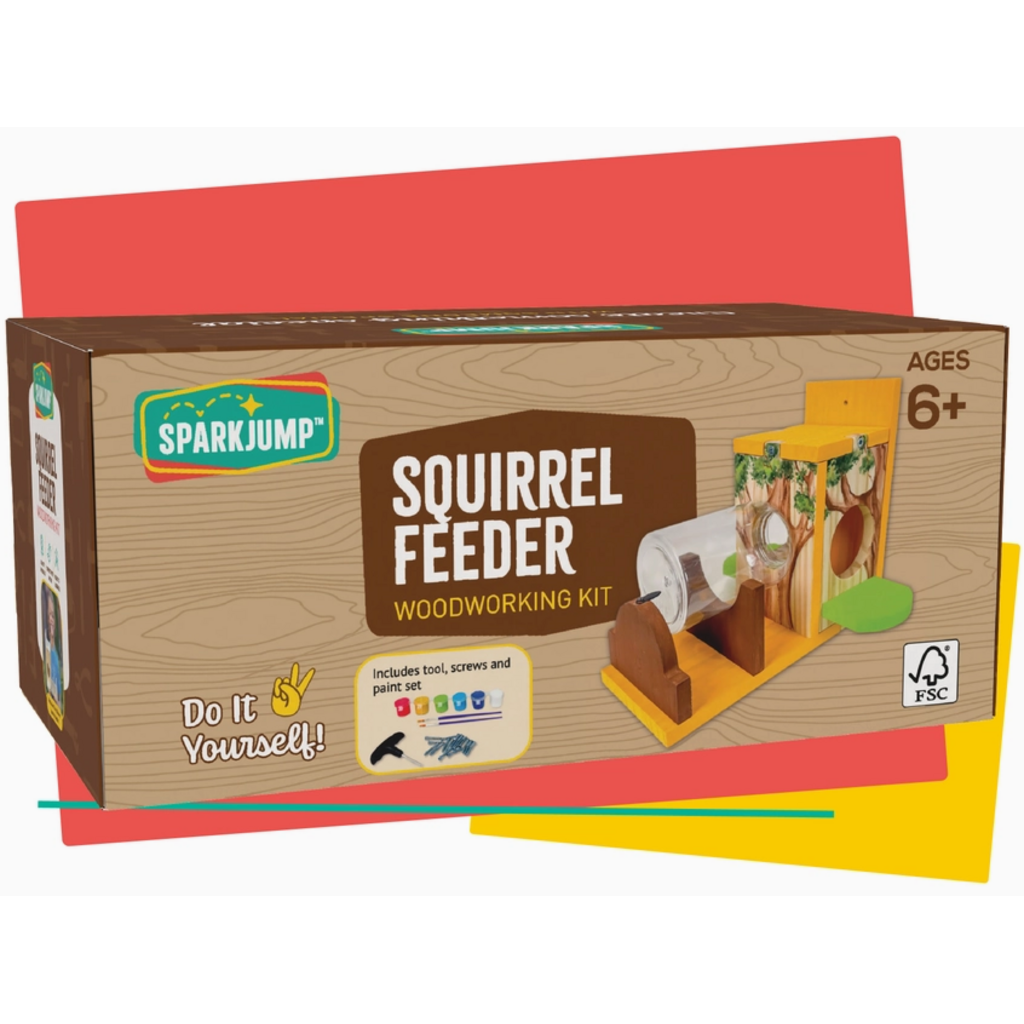 SPARKJUMP SQUIRREL FEEDER WOODWORKING KIT