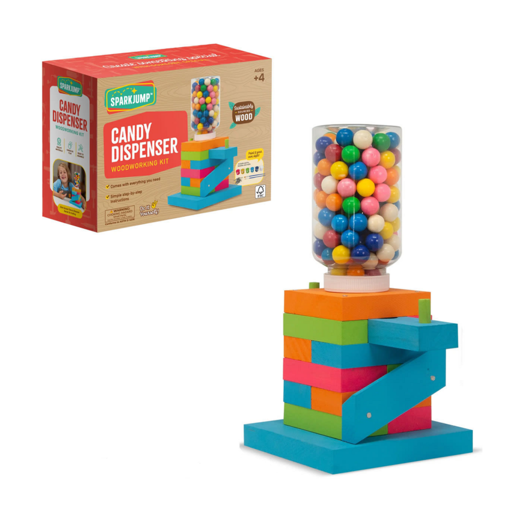 SPARKJUMP CANDY DISPENSER WOOD WORKING KIT