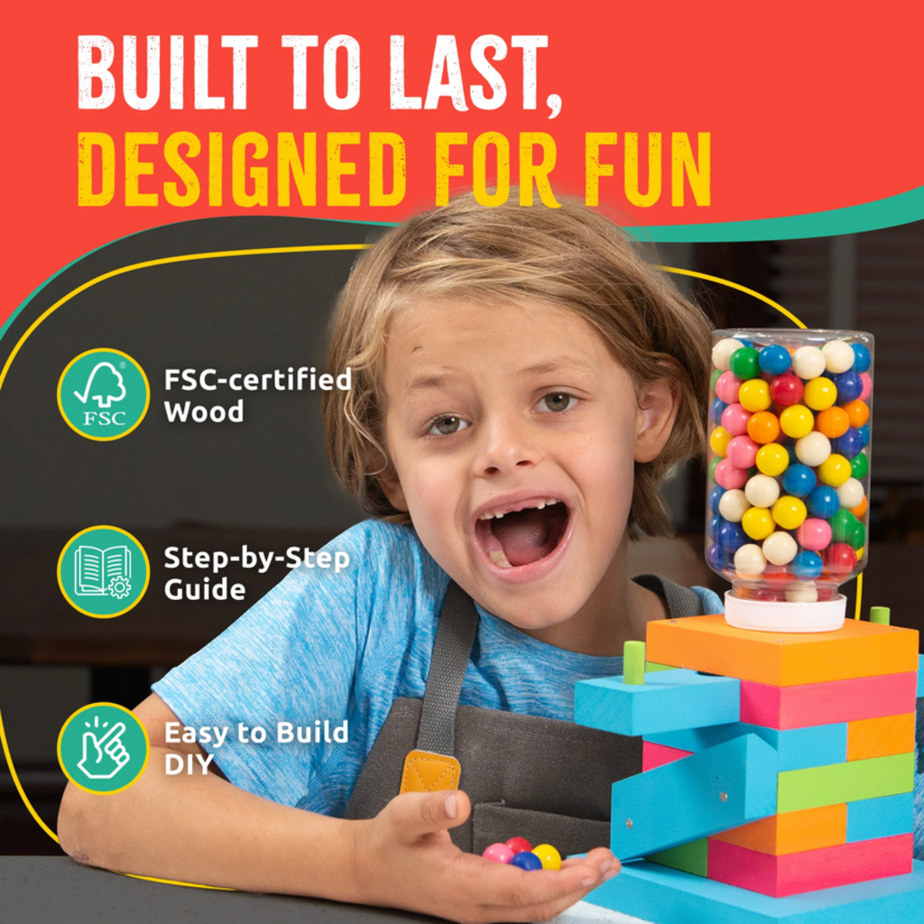 SPARKJUMP CANDY DISPENSER WOOD WORKING KIT