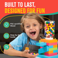SPARKJUMP CANDY DISPENSER WOOD WORKING KIT