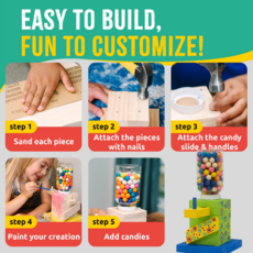 SPARKJUMP CANDY DISPENSER WOOD WORKING KIT