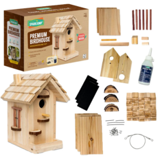 SPARKJUMP PREMIUM BIRDHOUSE WOODWORKING KIT