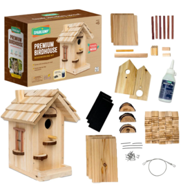 SPARKJUMP PREMIUM BIRDHOUSE WOODWORKING KIT