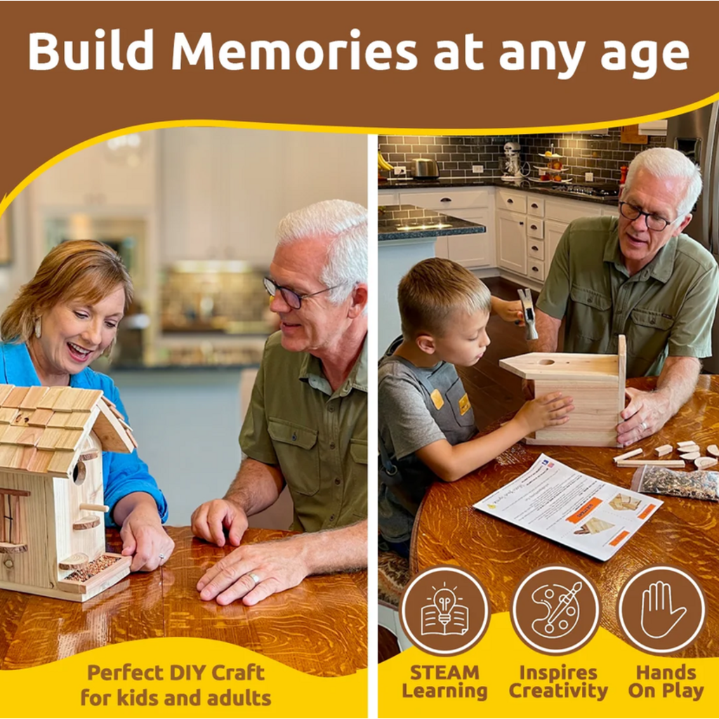 SPARKJUMP PREMIUM BIRDHOUSE WOODWORKING KIT
