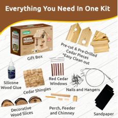 SPARKJUMP PREMIUM BIRDHOUSE WOODWORKING KIT