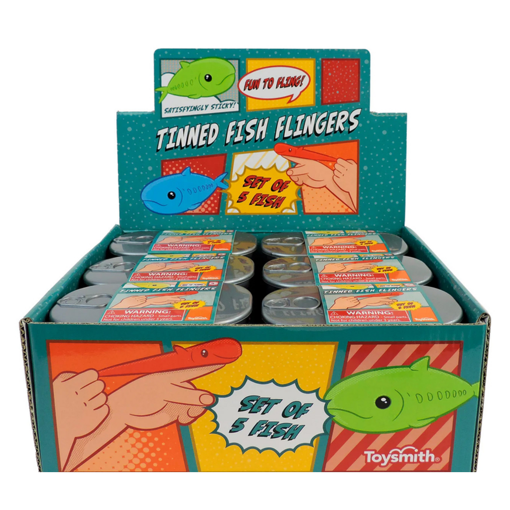 TOYSMITH TINNED FISH FLINGERS